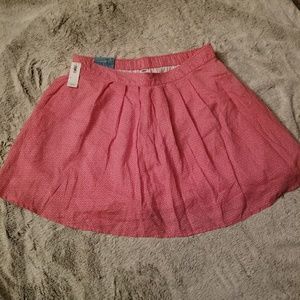 Old Navy red print skirt NWT